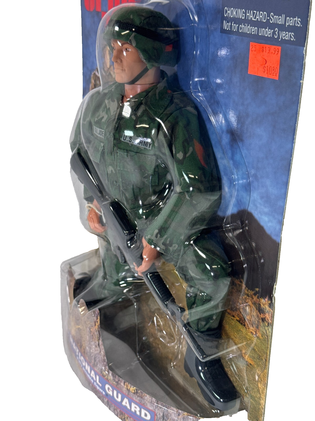 GI Joe 12" National Guard Action Figure 1997 Hasbro Kenner Camo Rifle Sealed MOC