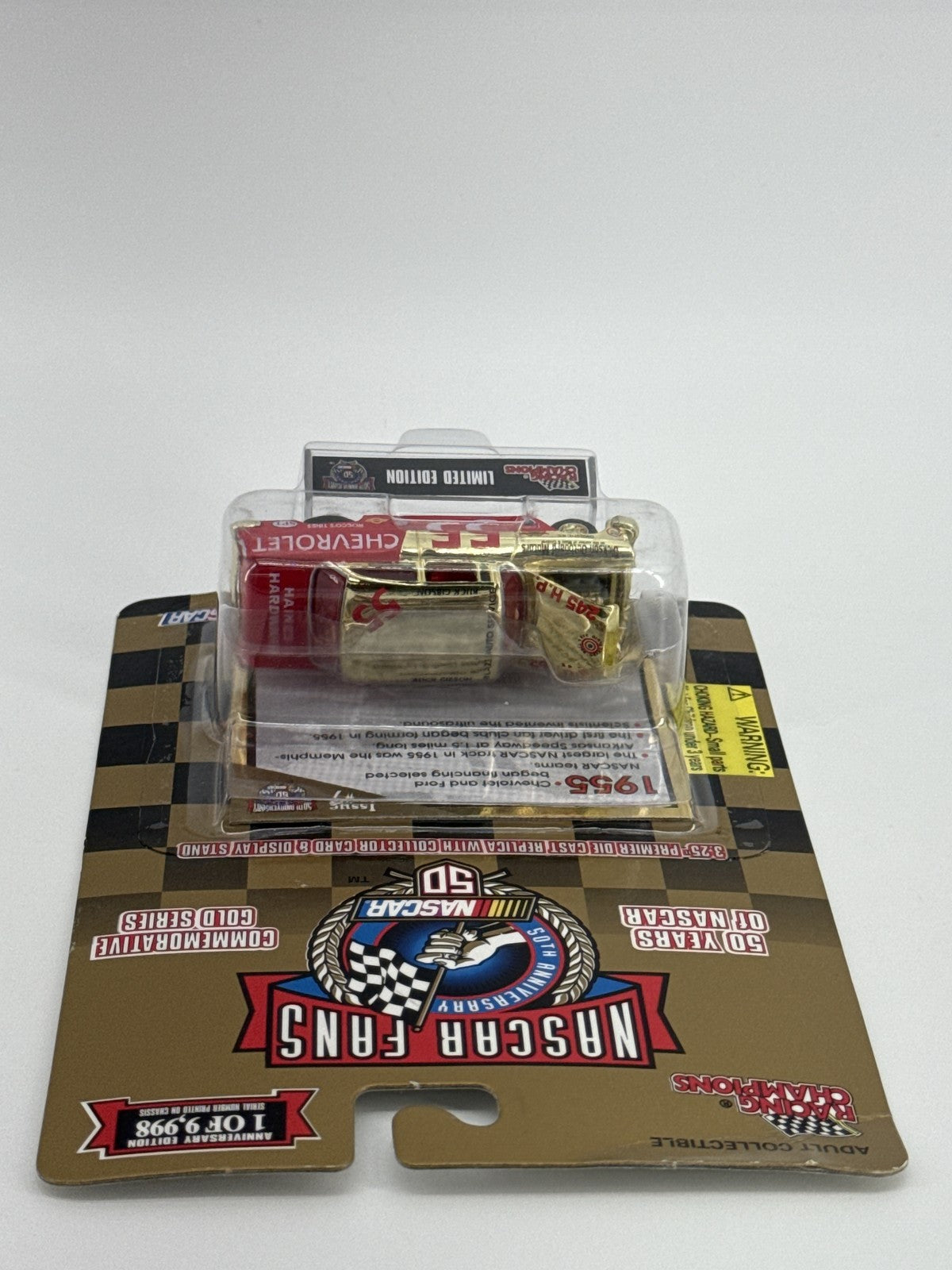Vintage NASCAR Hat Cap Snap Back Commemorative Gold Series Racing Champions 90s