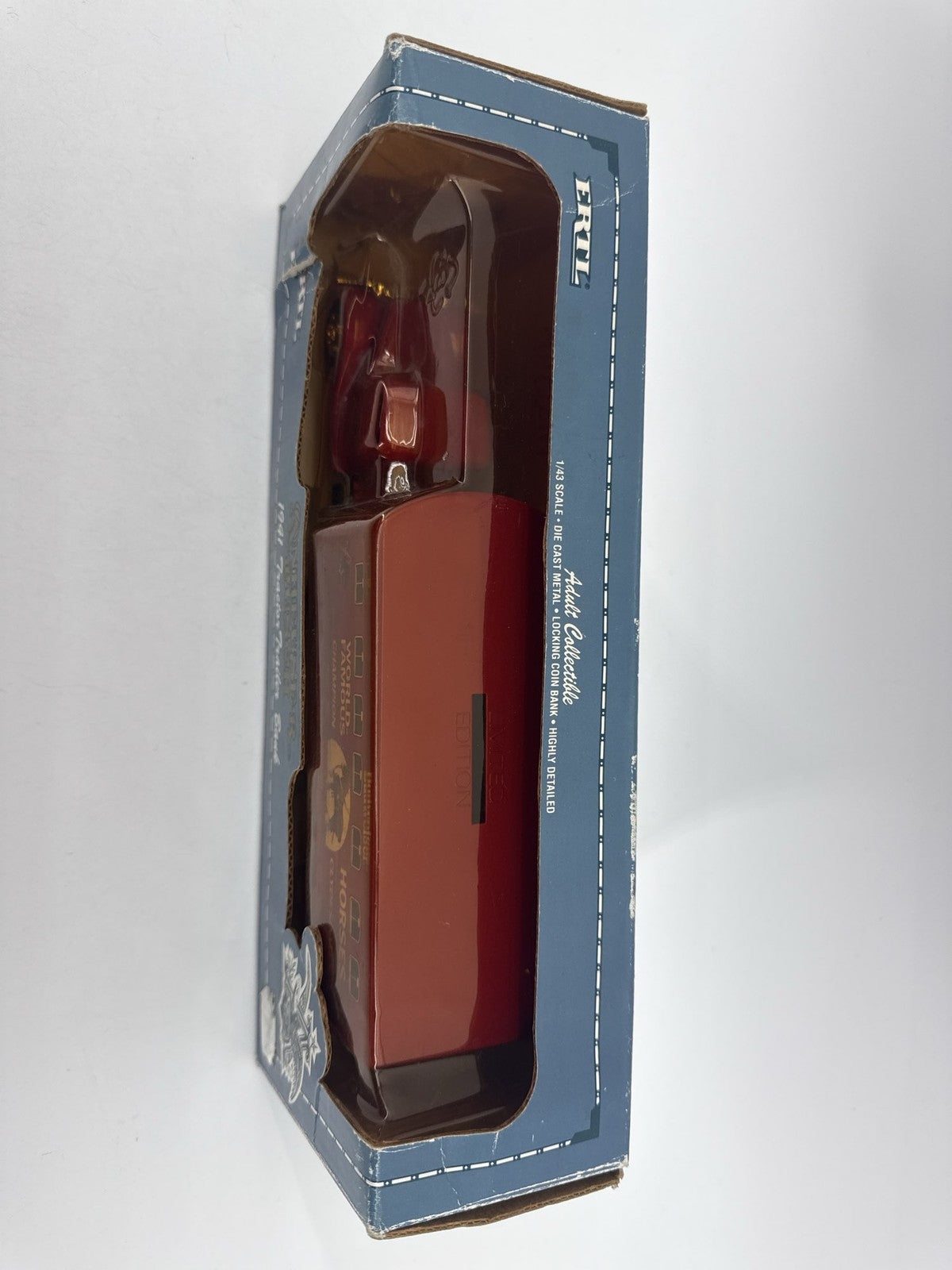 Ertl Anheuser Busch 1941 Tractor Trailer Bank 1/43 Die Cast Clydesdales