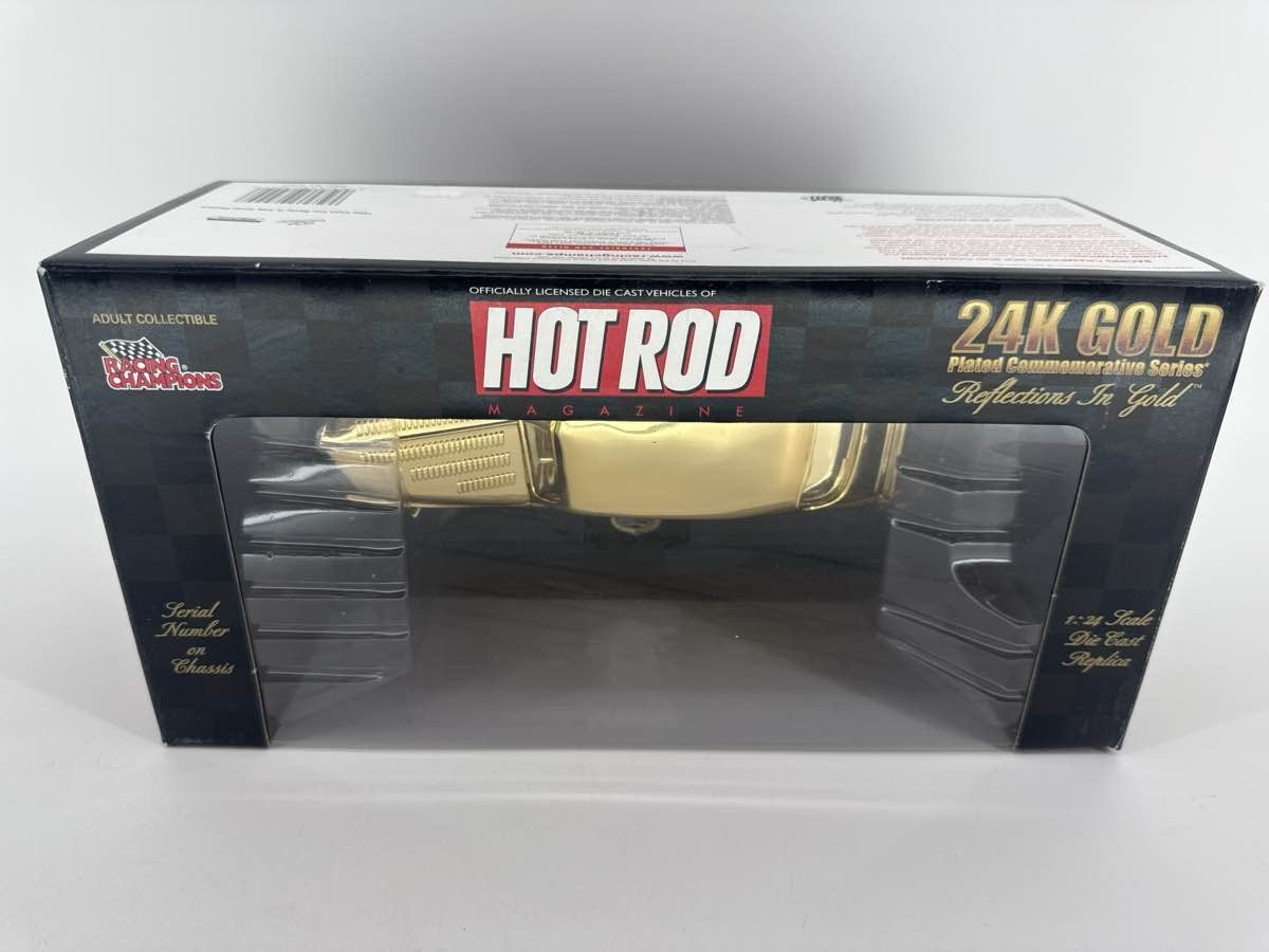 Racing Champions 24K Gold Plated Hot Rod Reflections 1:24 Diecast 1/4998