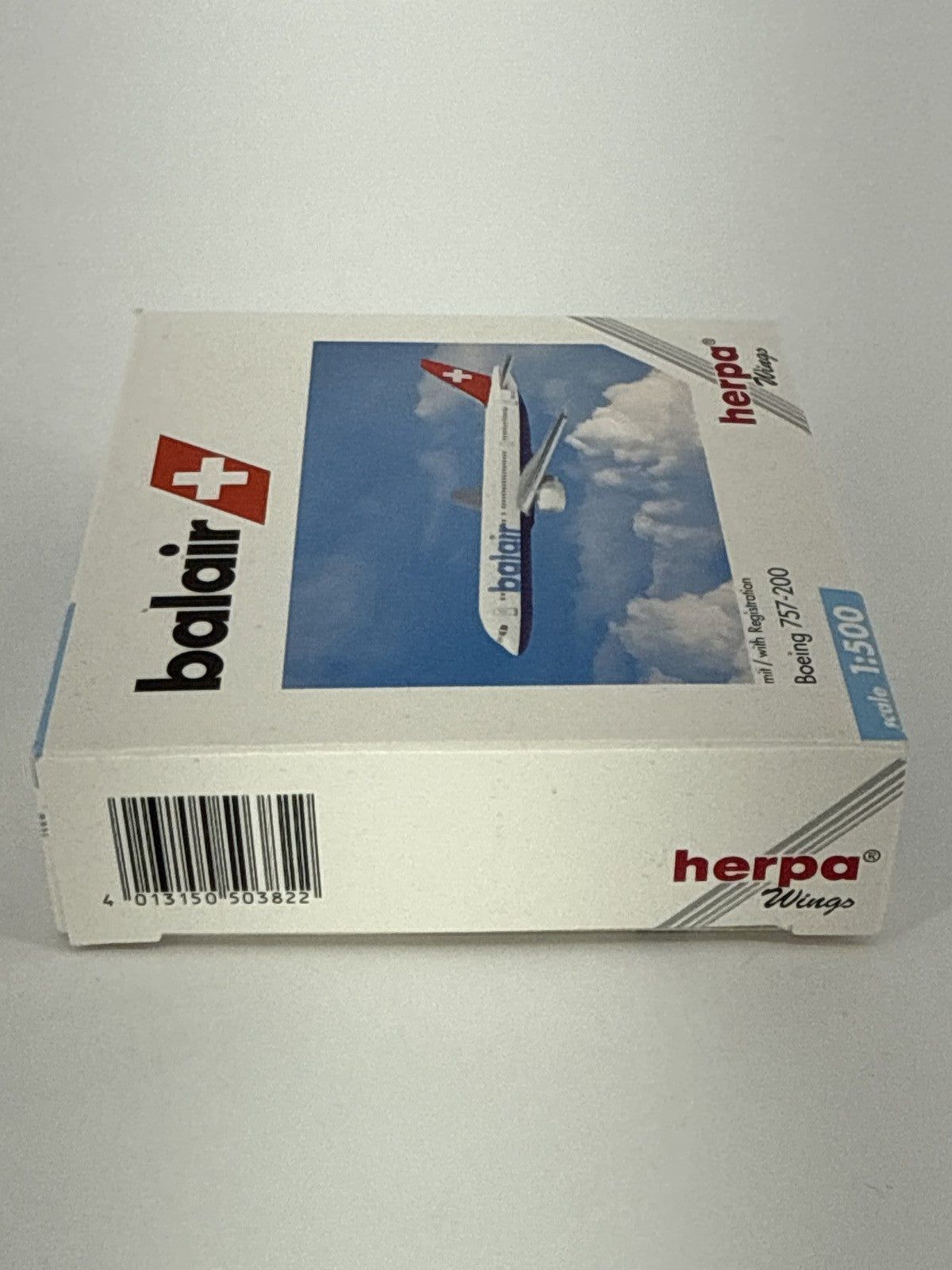 Herpa Wings 1:500 Balair Boeing 757-200 Diecast Aircraft Model