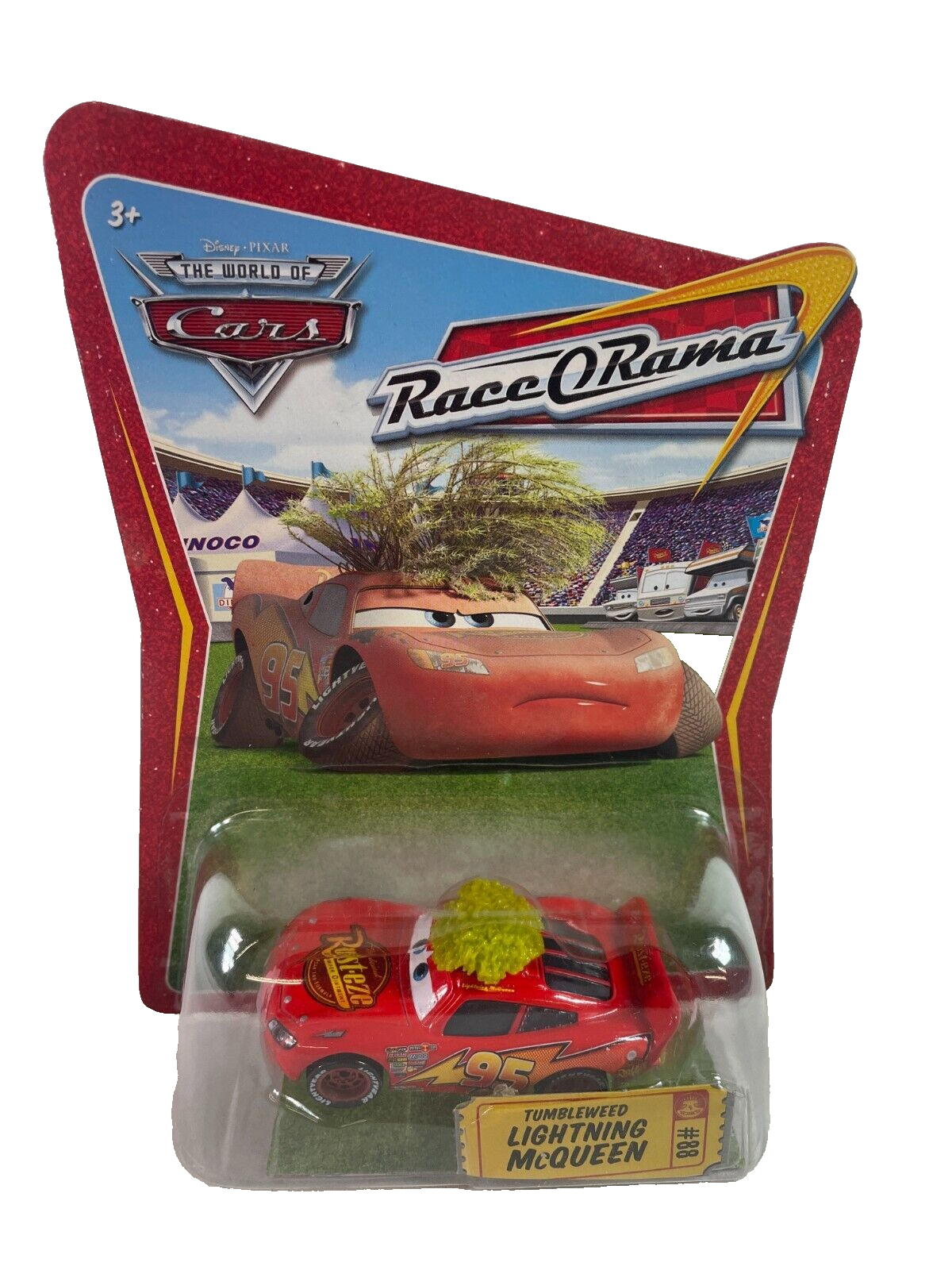 🏁 Hot Wheels Disney Pixar Cars Tumbleweed Lightning McQueen #88 – Race O Rama