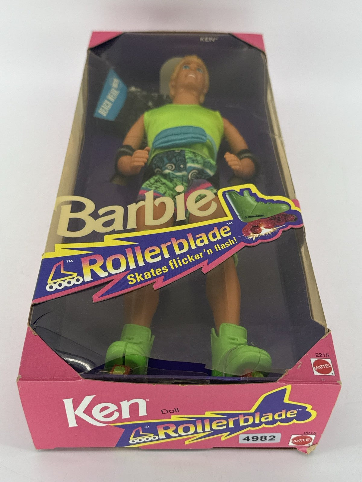 Mattel Barbie Ken Rollerblade Skates 1991 #2215 NRFB