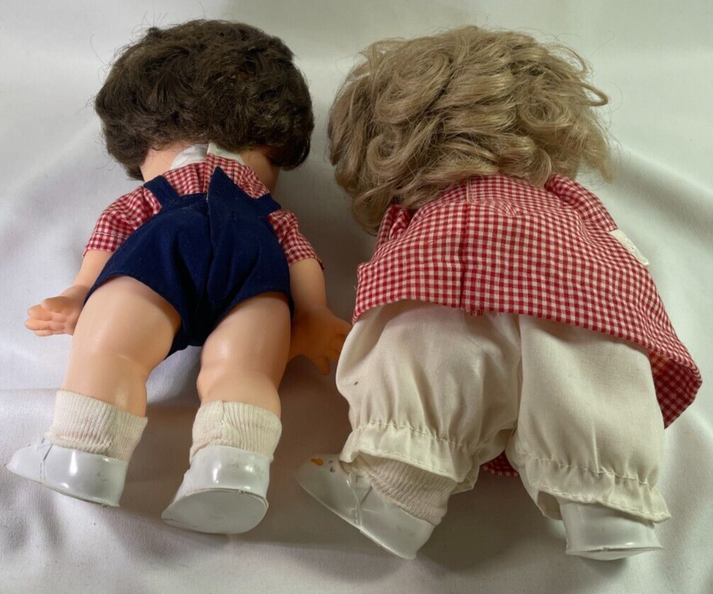 1988 Campbell’s Soup Kids Doll Pair – 12” Vintage Collectible Boy & Girl Set!