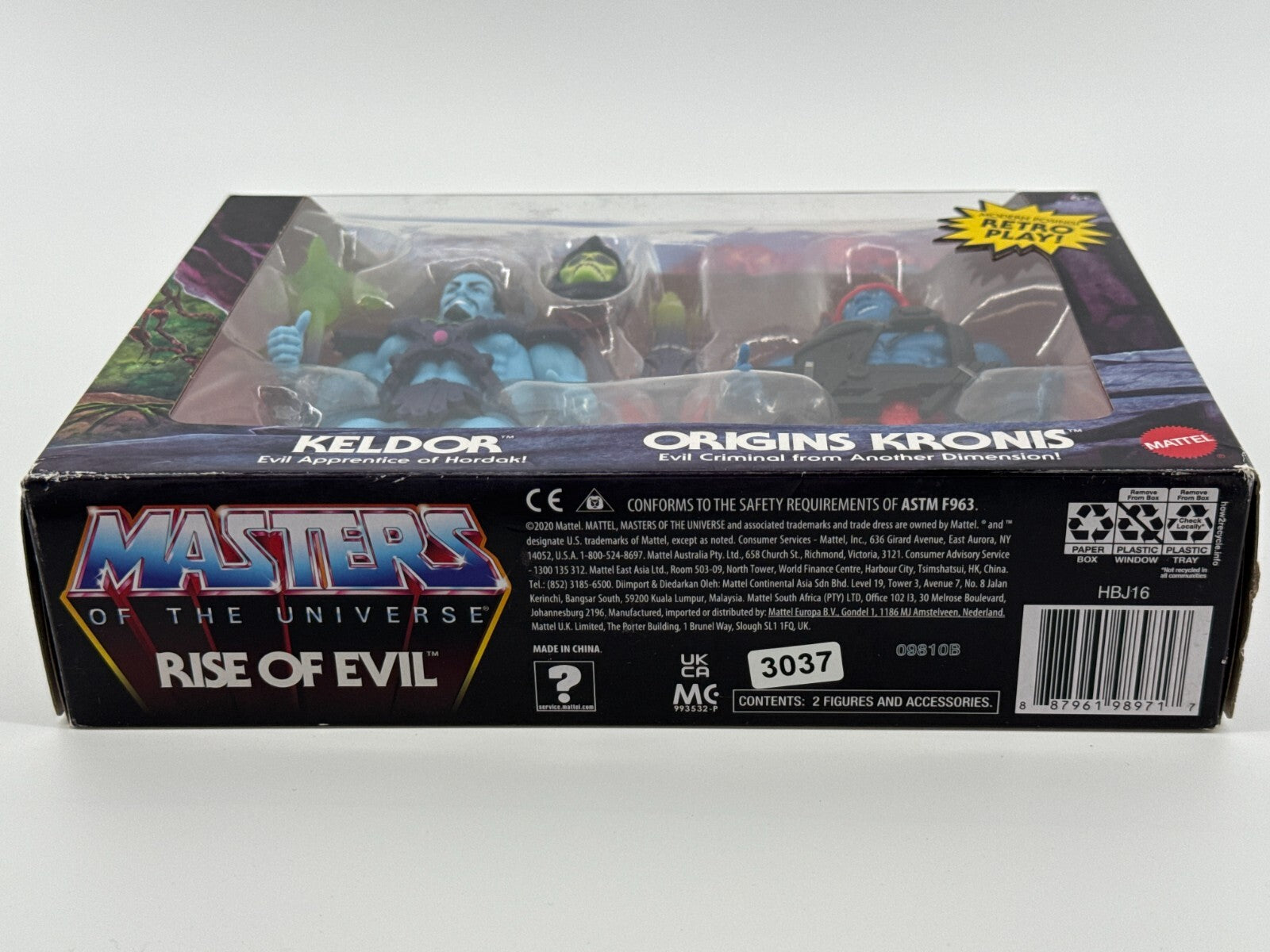 Masters of the Universe Keldor & Kronis Origins 2-Pack Rise of Evil MOC Mattel