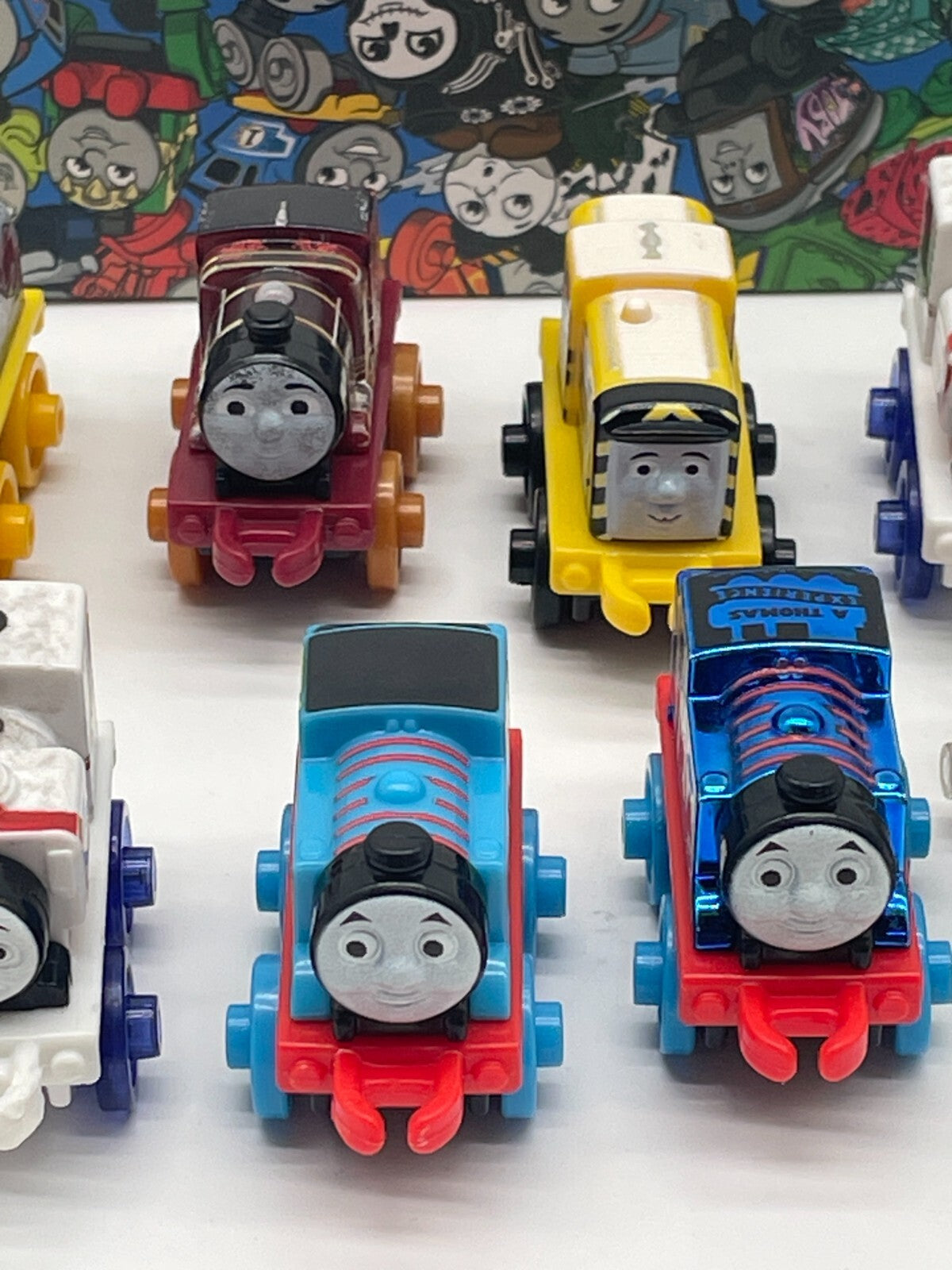 Thomas & Friends TrackMaster MINIS Lot of 13 Trains w/ Case Fisher Price