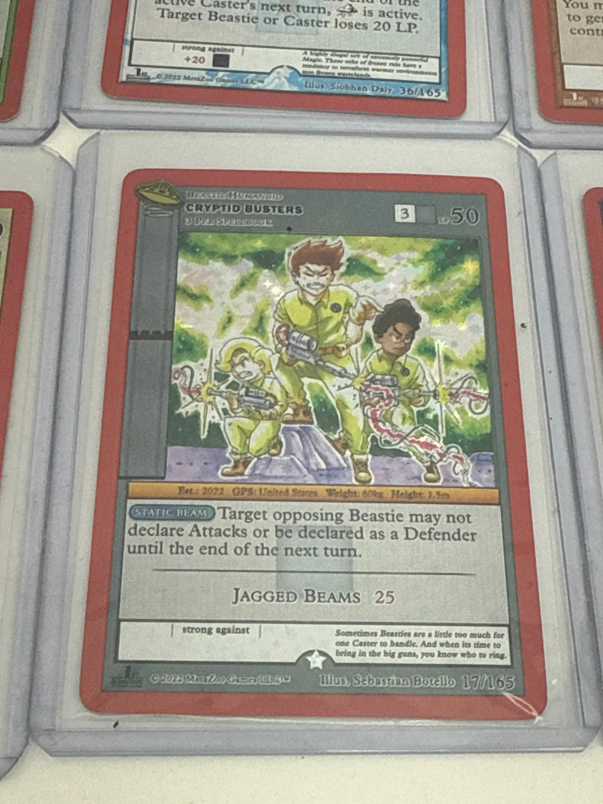 50x 2025 Metazoo Trading Card Game Lot Basic Holo RH Rare Holographic TCG
