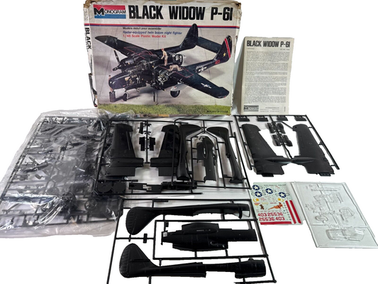 Monogram P-61 Black Widow 1/48 WWII Night Fighter Model Kit