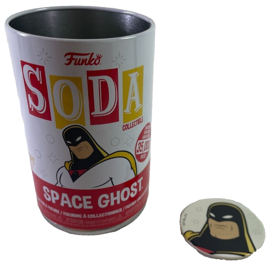Funko Vinyl Soda Space Ghost 2023 Common Figure Sealed Inside Open Can