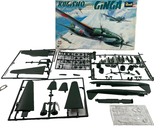 Vintage Revell 1/72 Kugisho Ginga P1Y1/2 Model Kit – Open Box – Rare!  1893