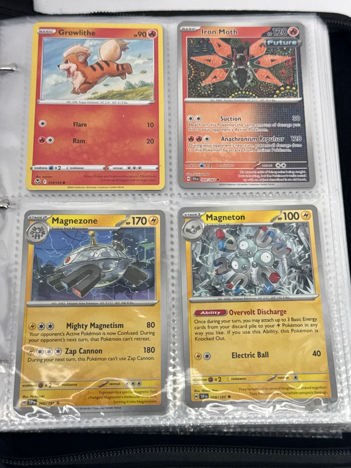 Pokémon Electric Card Lot Raichu Binder 100+ Lightning Type Bulk Non-Holo Set