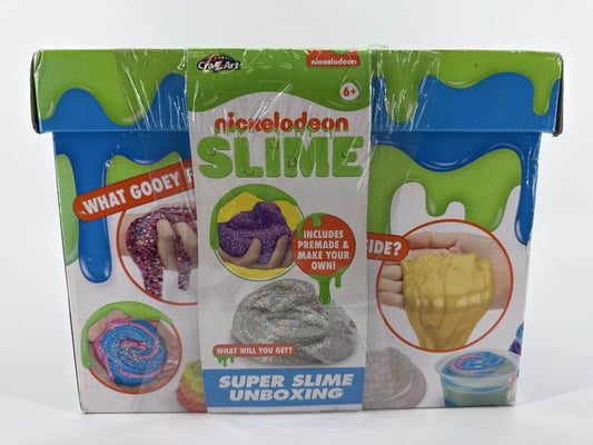Nickelodeon Slime Super Slime Unboxing Kit by Cra-Z-Art DIY Premade Mix Ins New 