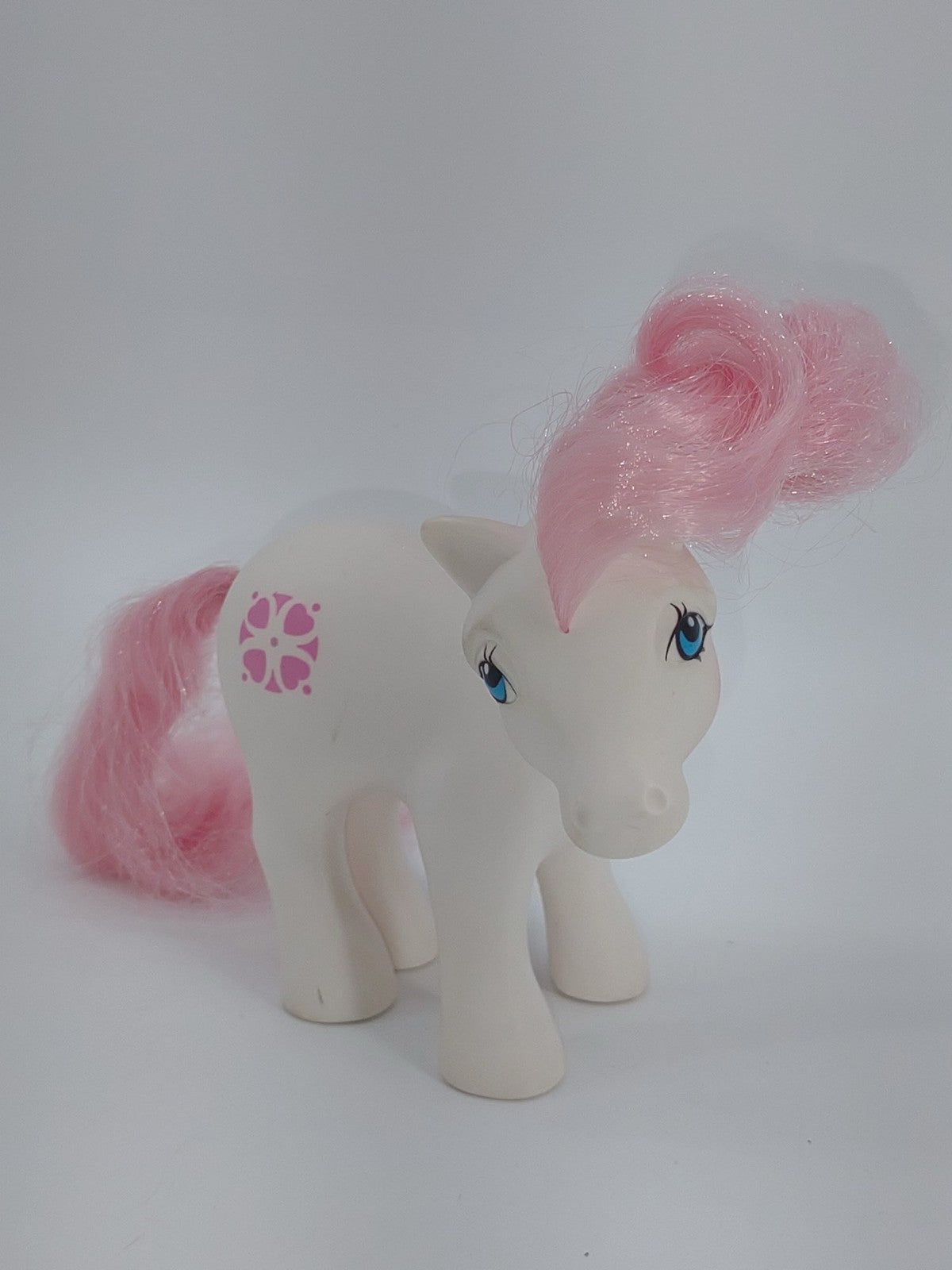 1983 My Little Pony G1 Sundance White Pink Hearts Hasbro MLP Figure