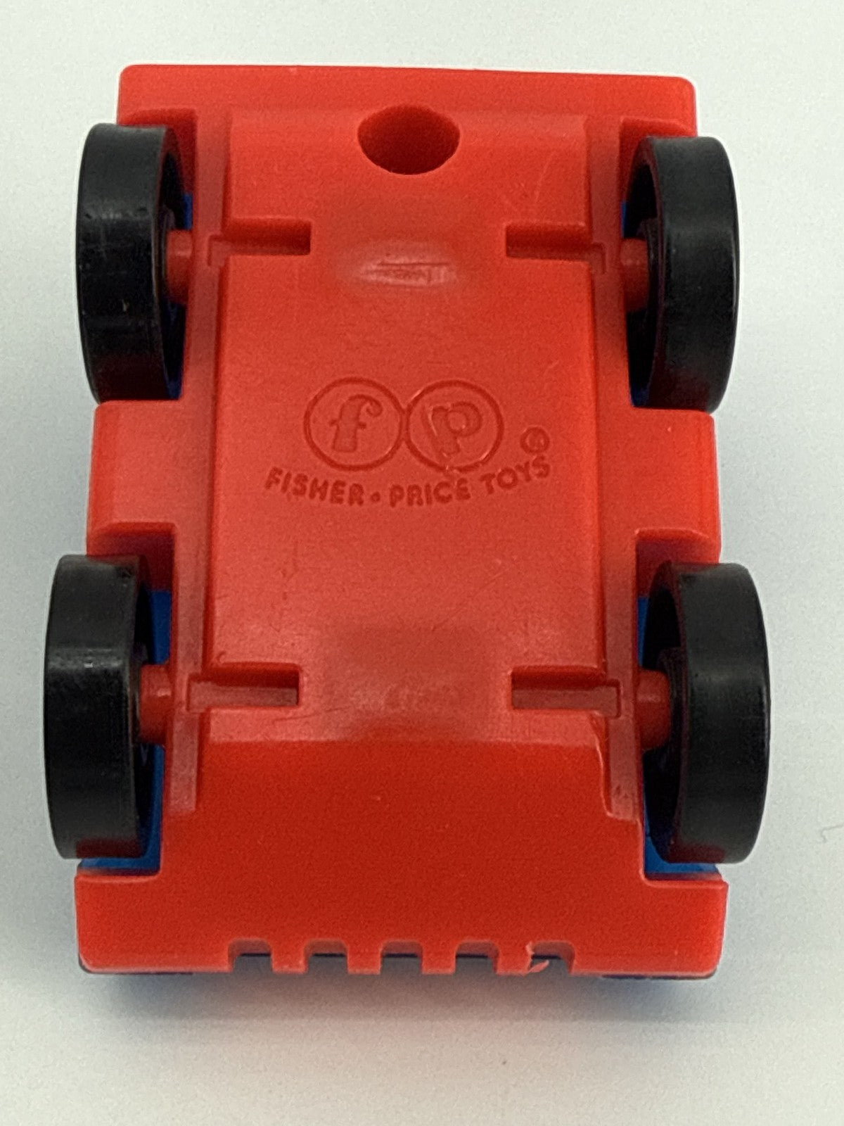 Fisher Price Little People Blue Red Police Car Toy Vehicle