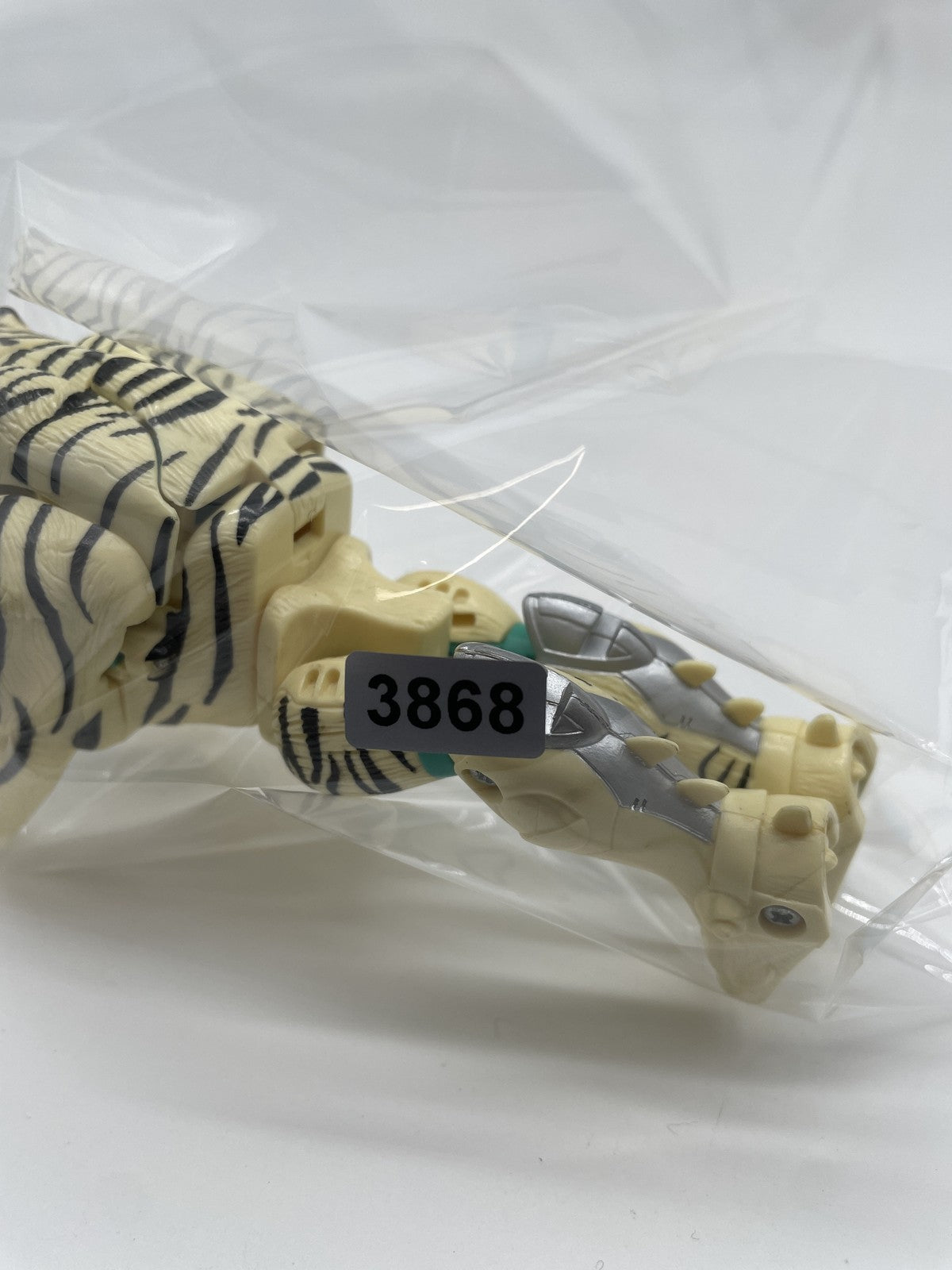Vintage Transformers Beast Wars White Tiger Action Figure Hasbro 1996 Robo Tiger