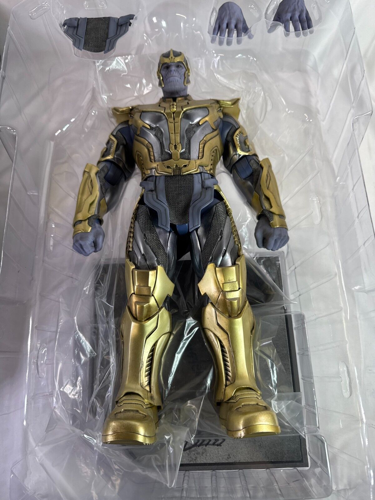 Hot Toys MMS280 1/6 Thanos Signed Starlin Lim Rubinstein GOTG Marvel Figure
