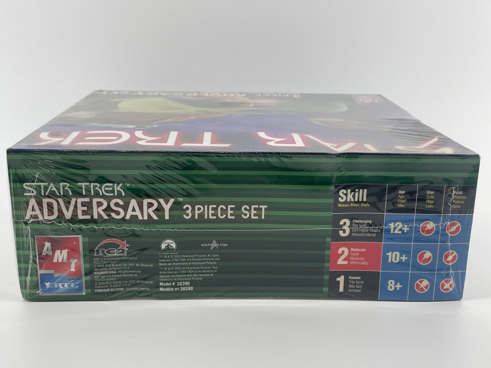 AMT Star Trek Adversary Set 3 Model Kits Sealed 2005 Klingon Romulan Ferengi