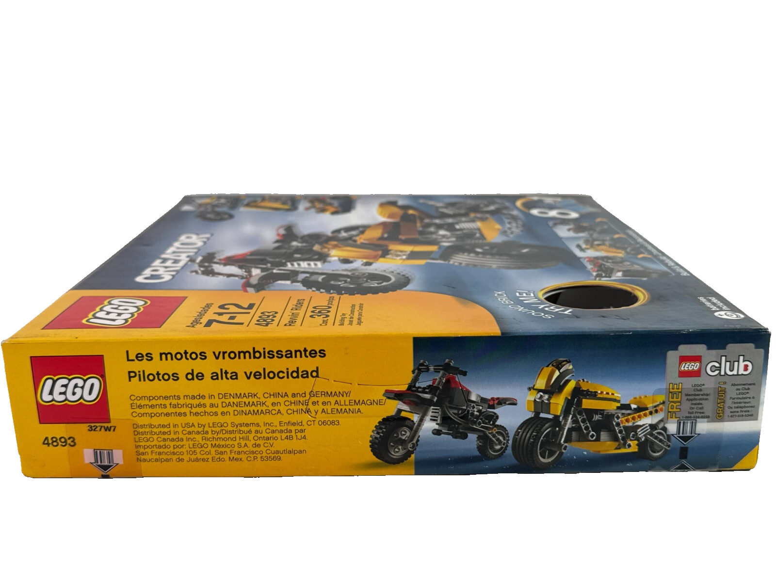 LEGO Creator 4893 Revvin' Riders Motorcycle Chopper 8in1 Sound Brick 360pcs Seal