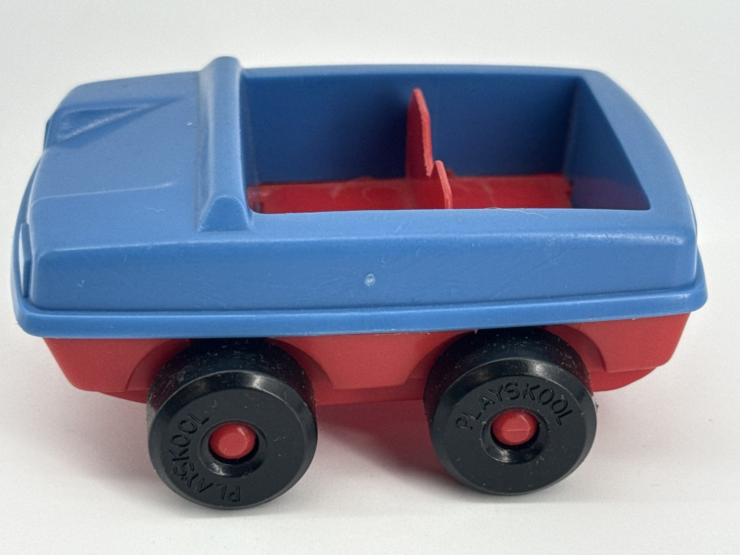 1974 Playskool Familiar Places #480 Red Blue Car Toy Block People