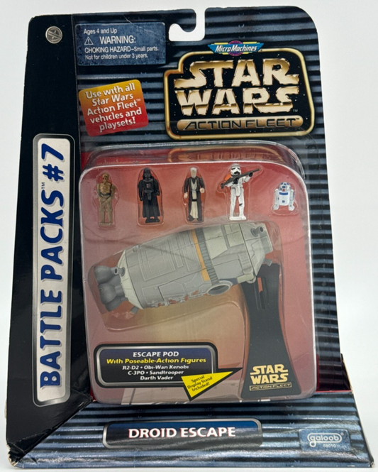 1996 Star Wars Action Fleet Battle Pack #7 Droid Escape Pod Galoob Micro Machine