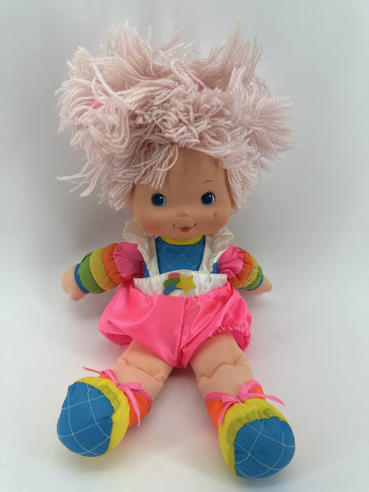 1983 Rainbow Brite Pink Baby Brite Doll 15" Plush Hallmark Mattel