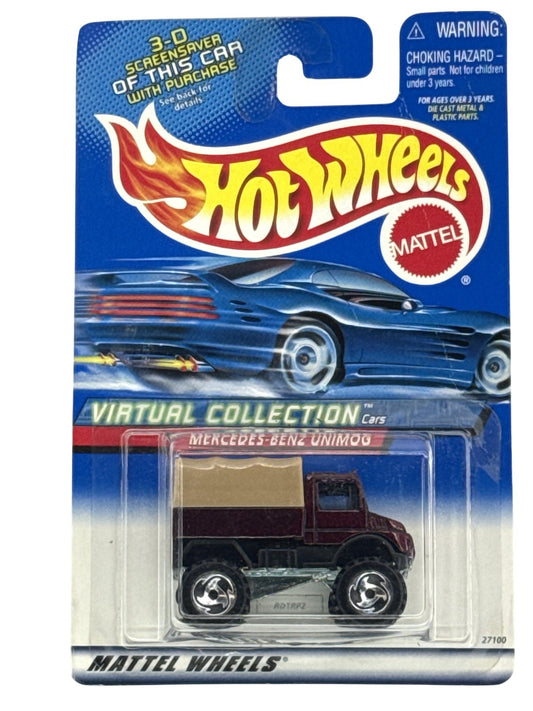 Vintage Hot Wheels Mercedes-Benz Unimog Virtual Collection 2000 Mattel New Seale