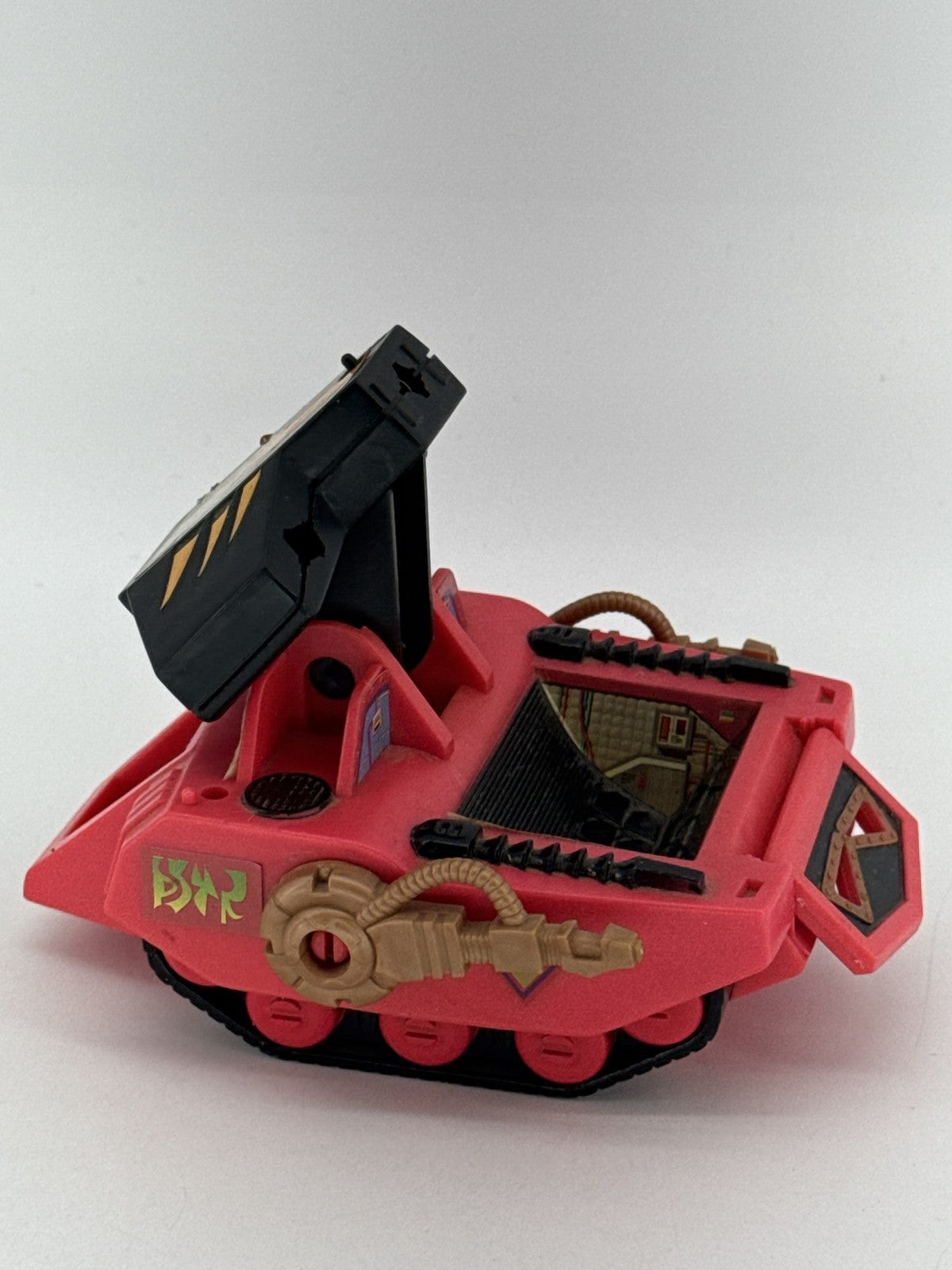 Vintage 1993 Galoob Z-Bots D-Mobilize Thunderizer Micro Machines Tank Red