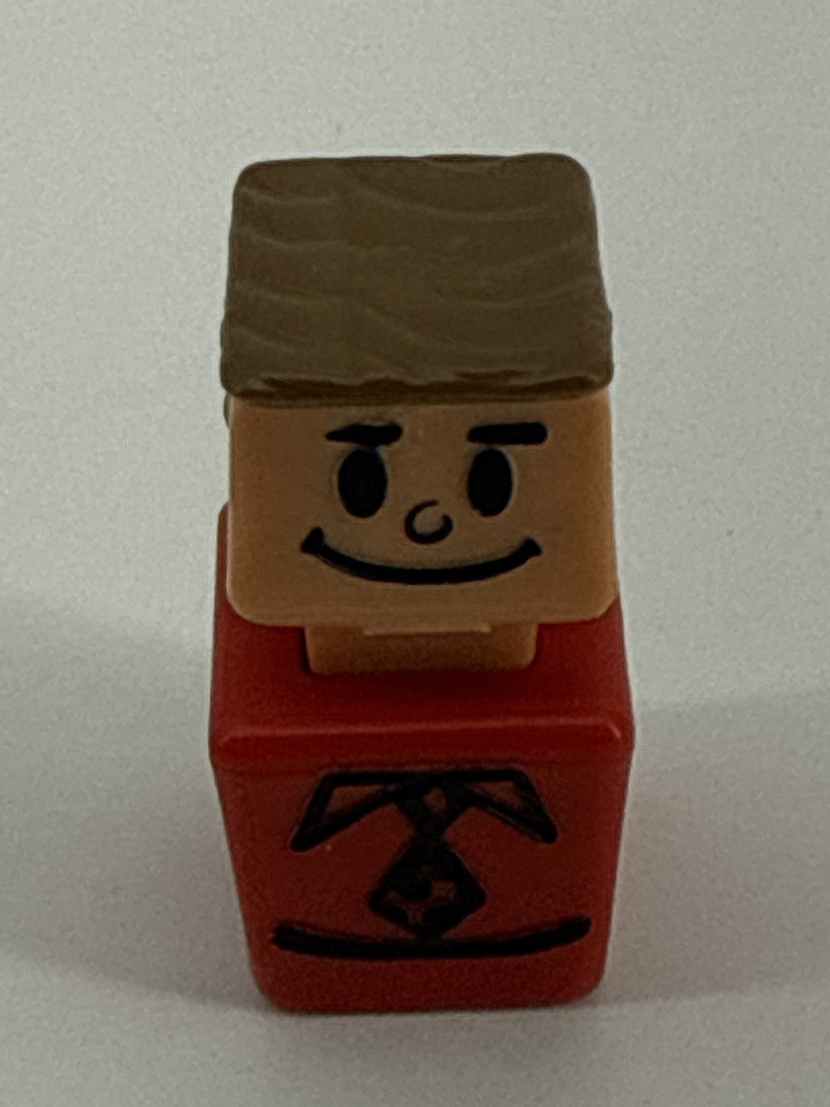 Playskool 1970s Blockhead Square Little People Lot of 7