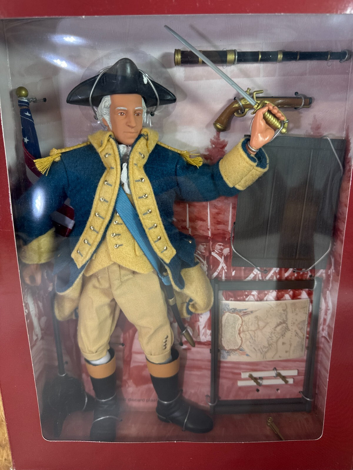 GI Joe George Washington 12" Figure Classic Collection 1998 Hasbro Independence