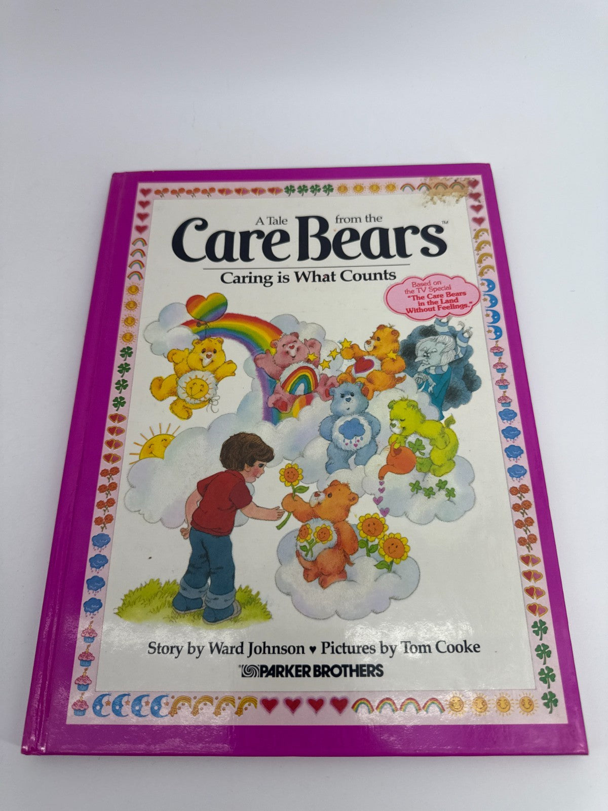 Lot 2 VTG 1980s Care Bears Cousins Parker Bros Storybooks Hardcover Children