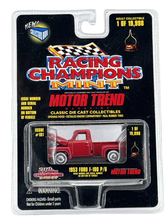 Vintage Racing Champions Mint Motor Trend 1953 Ford F-100 Diecast Truck New 1/64