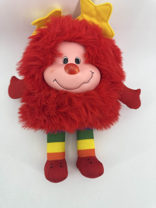 1983 Rainbow Brite Red Romeo Sprite Plush 11" Hallmark Mattel Stars