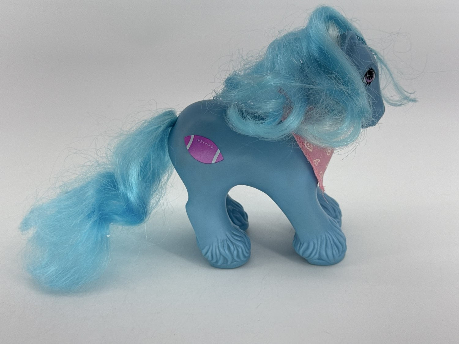 My Little Pony G1 Quarterback 1987 Blue Boy Football