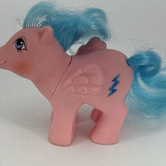 My Little Pony G1 Firefly Pegasus Pink Blue 1983 Hasbro MLP