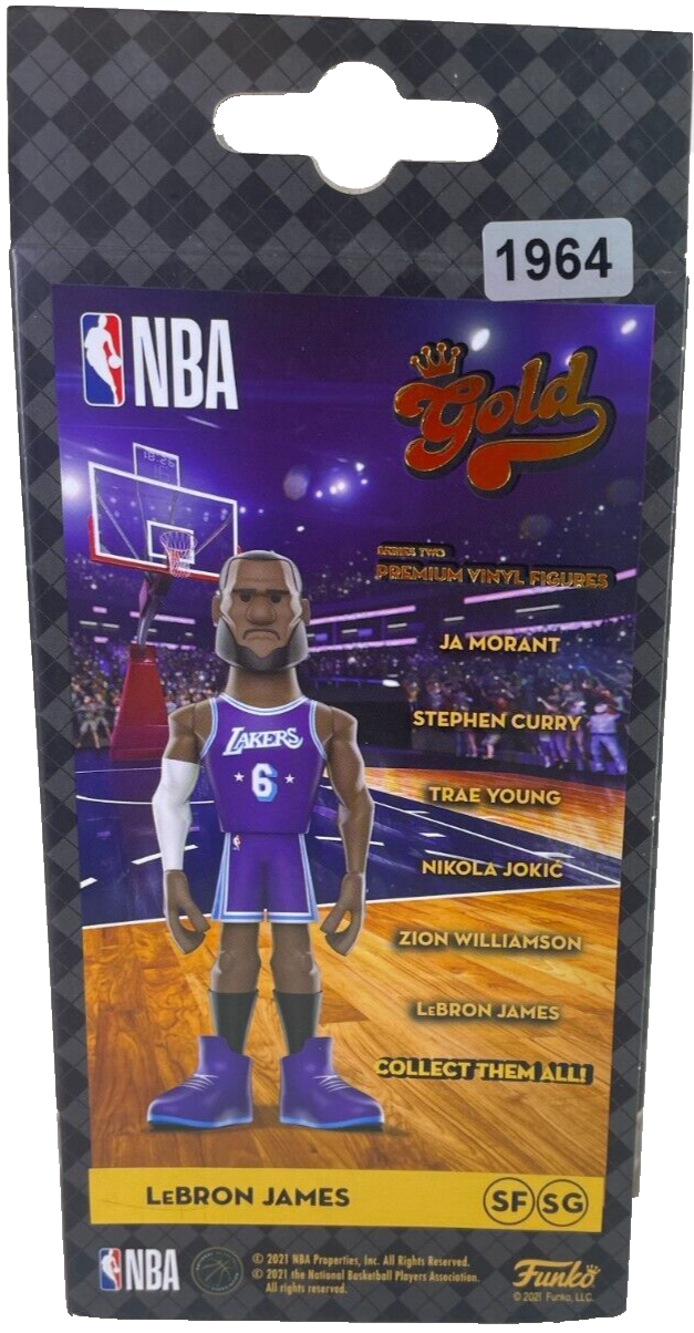 Funko Gold CHASE LeBron James 5” Vinyl Figure – Lakers Exclusive! 🔥 Rare!