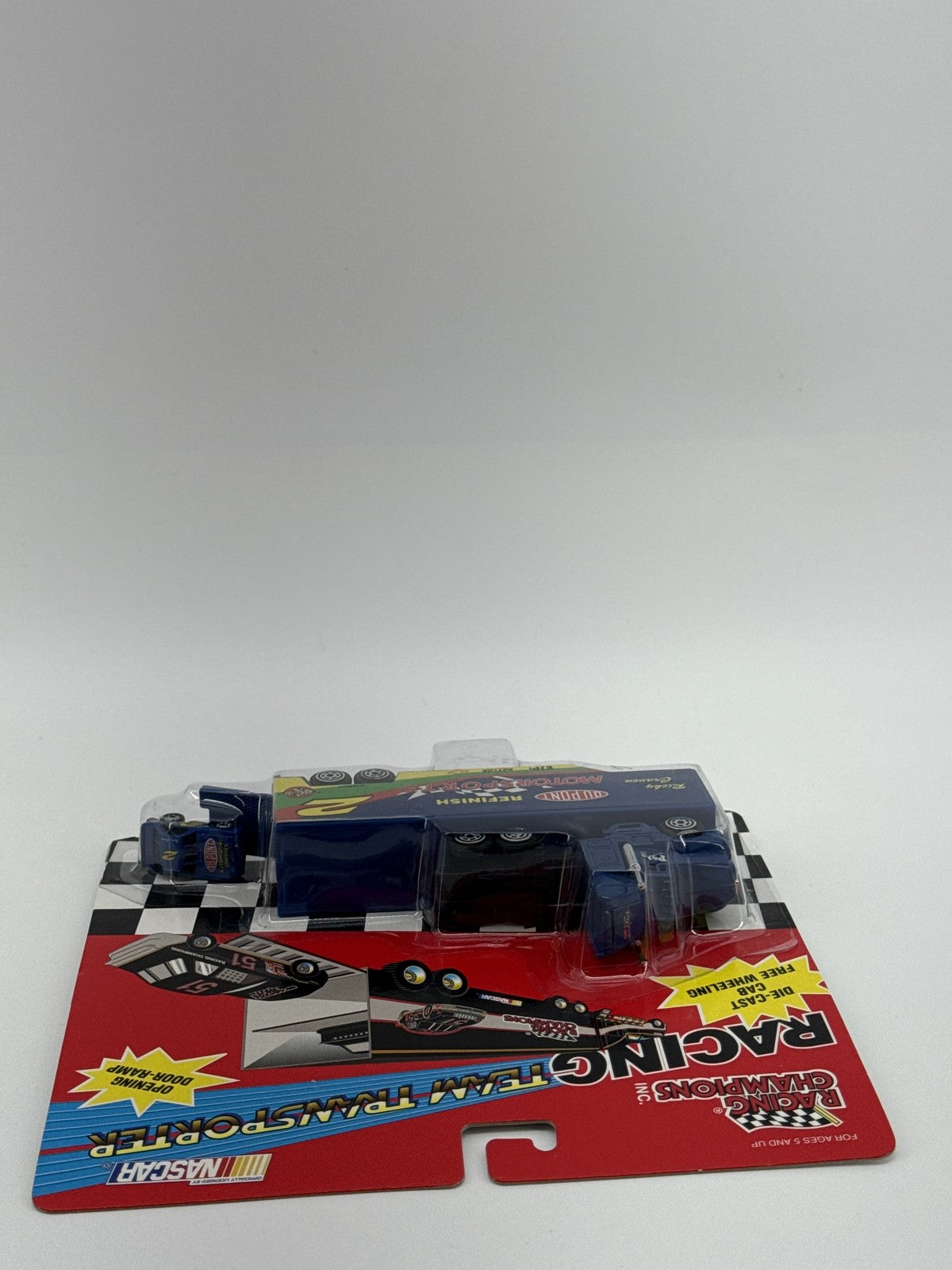 Vintage 1994 Racing Champions NASCAR Team Transporter Ricky Craven DuPont MOC