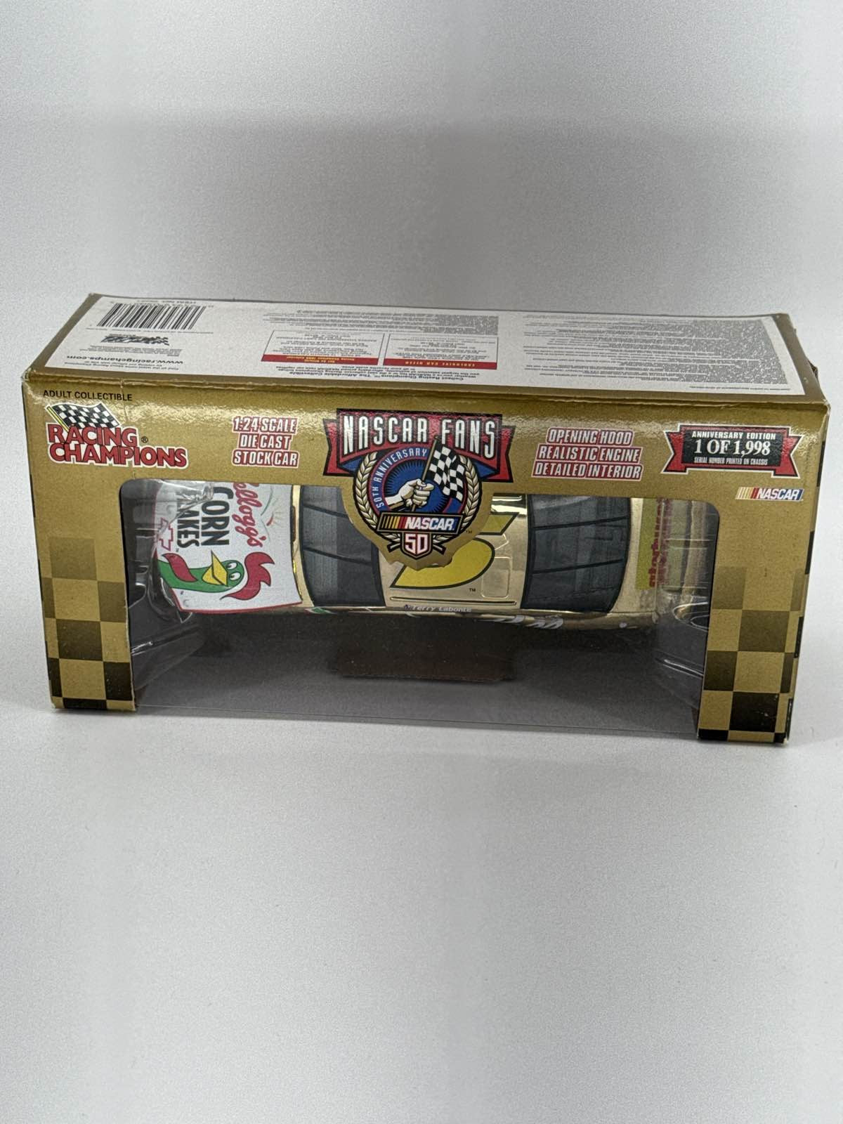 NASCAR 50th Anniversary 1998 #5 Kellogg's Gold 1:24 Racing Champions Diecast