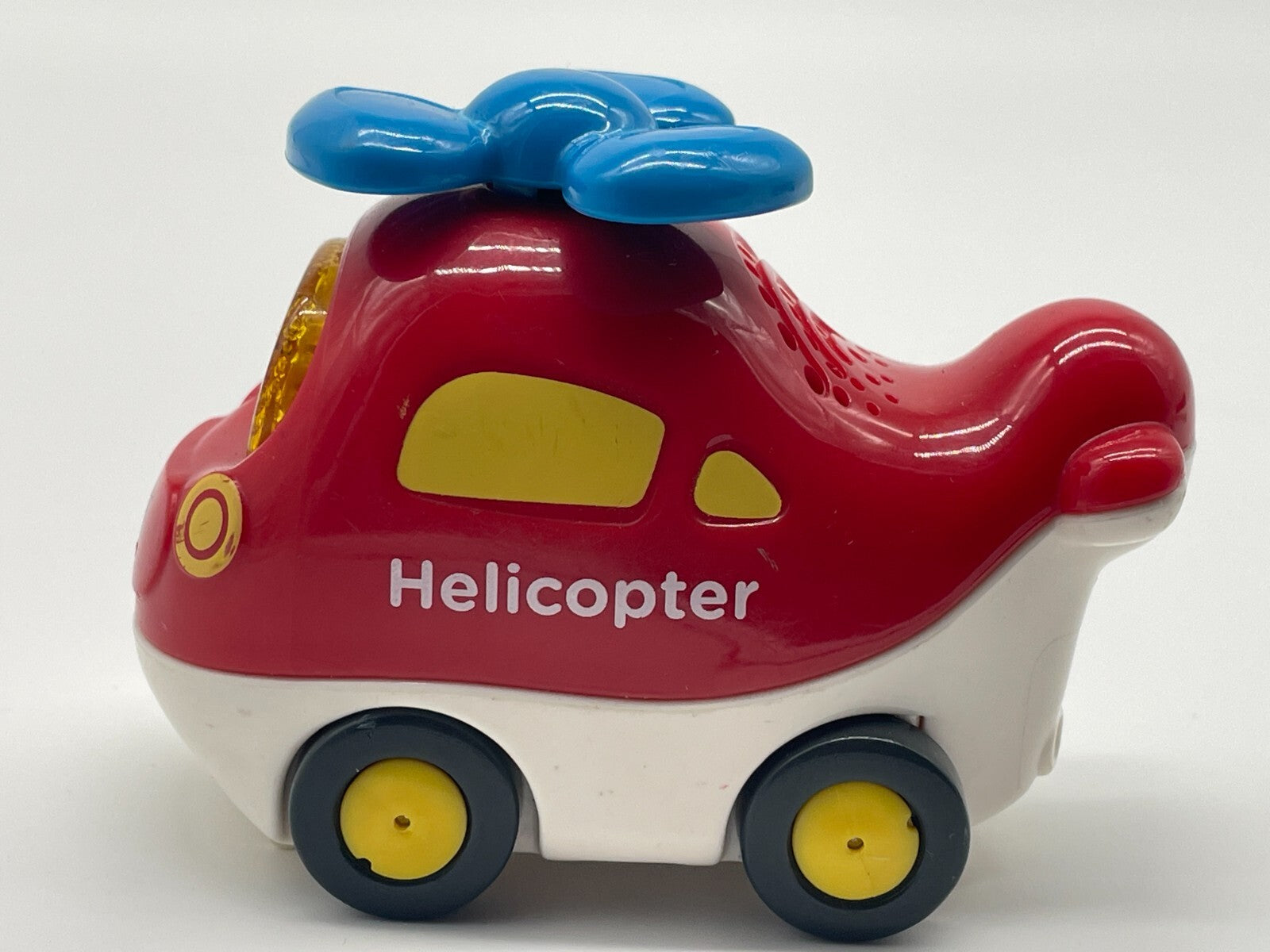 VTech Go Go Smart Wheels Red Helicopter Spin Propeller Lights Sounds Toy Vehicle
