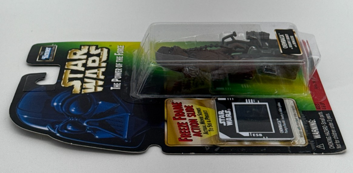 Star Wars POTF Chewbacca Boushh’s Bounty 1998 Kenner New Freeze Frame Slide MOC