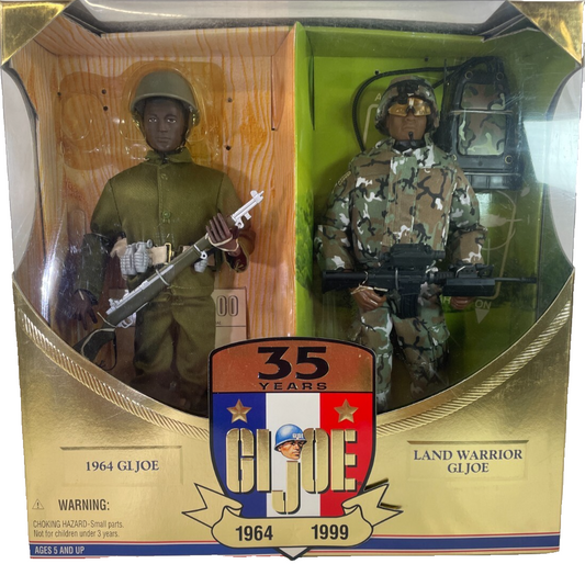 GI Joe 35th Anniversary 1964 GI Joe & Land Warrior African American Set 1999