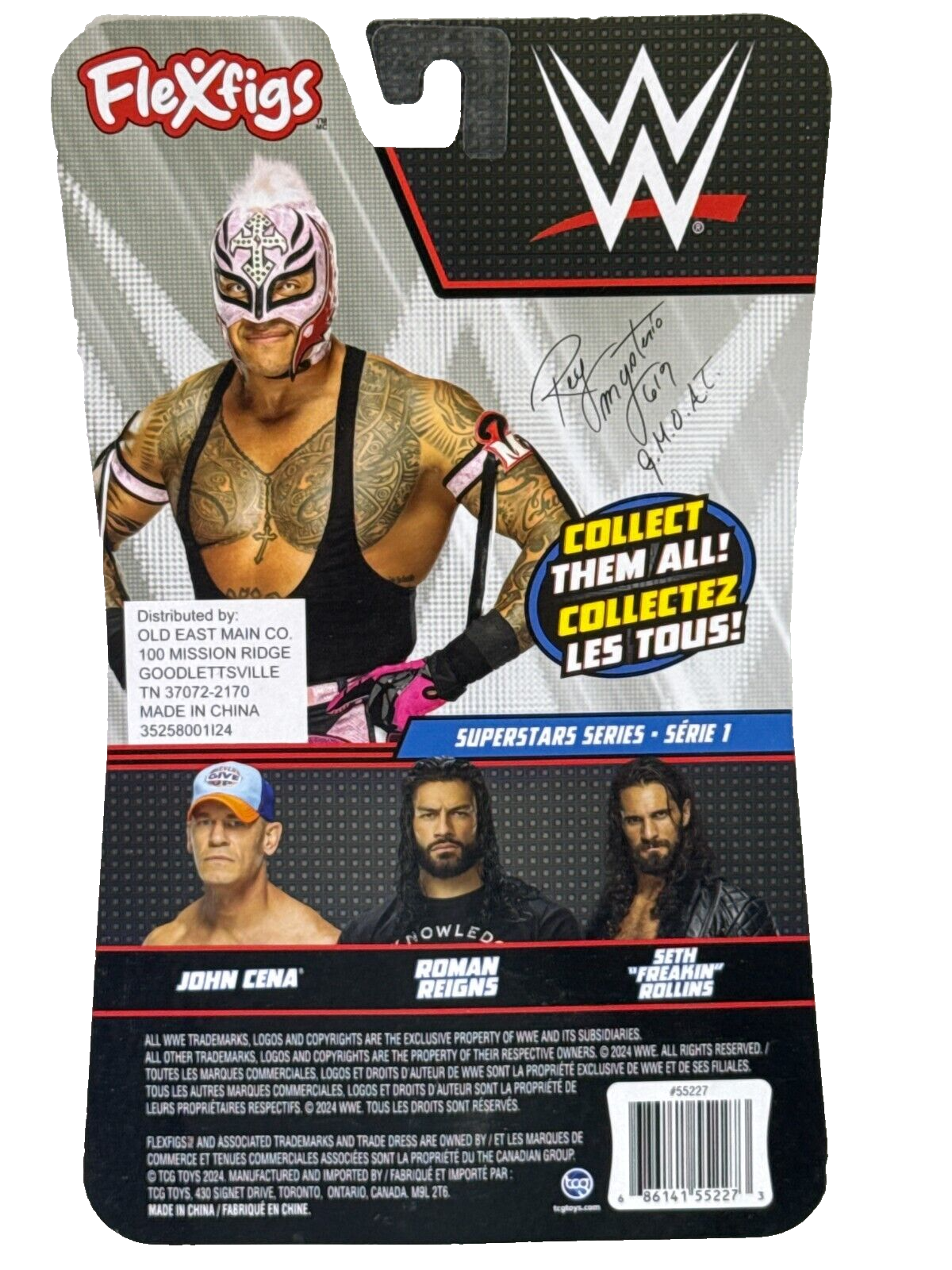 WWE FleXfigs Rey Mysterio Series 1 Bendable Action Figure – Iconic Superstar