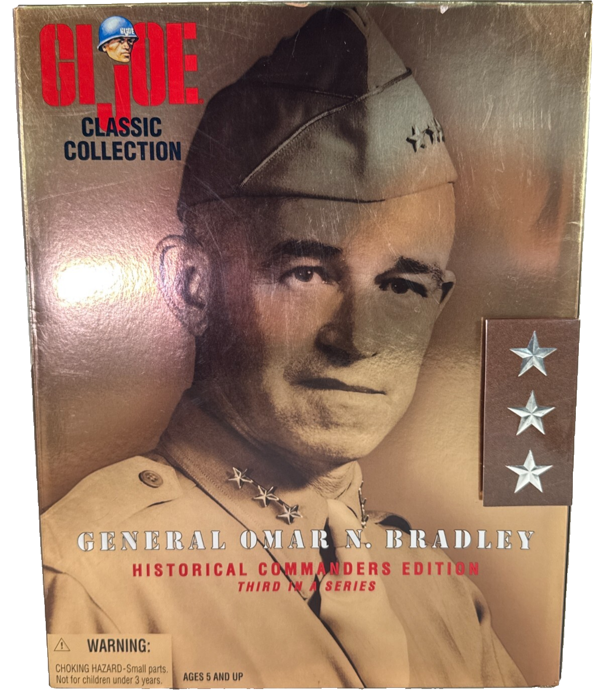 GI Joe 12” General Omar Bradley 1998 Hasbro Classic Collection WWII Figure Boxed