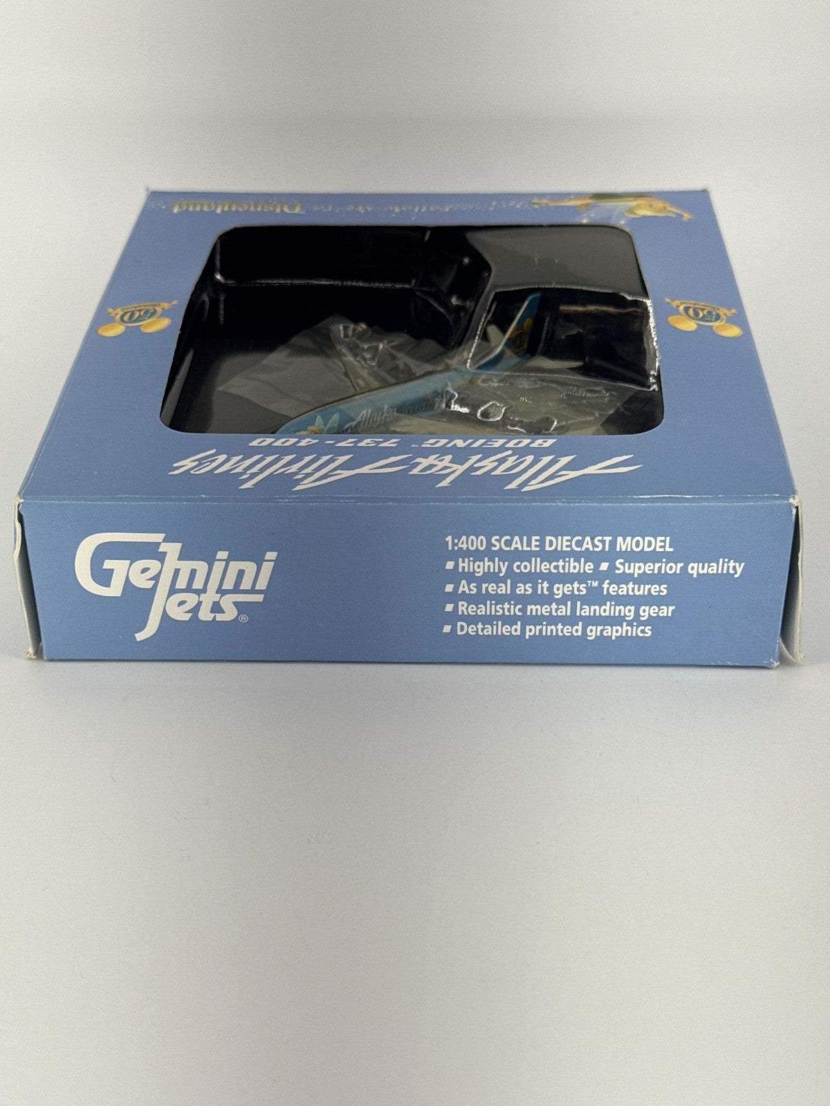 Gemini Jets Alaska Airlines Boeing 737-400 Disneyland 50th Diecast Model 1:400