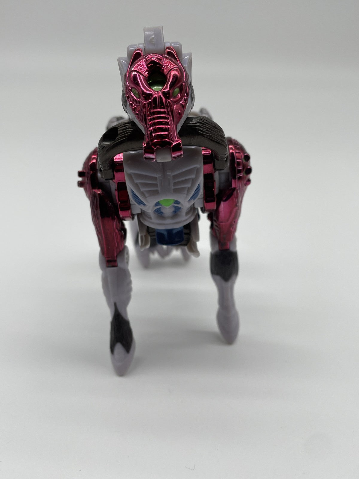 Transformers Beast Wars Transmetal Wolfang Figure Kenner 1990s Hasbro Chrome Toy