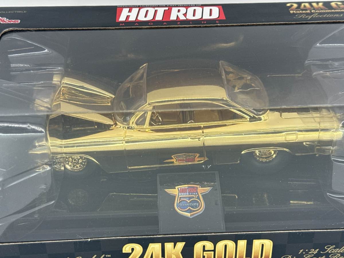 Racing Champions 24K Gold Plated Hot Rod Reflections 1:24 Diecast 1/4998