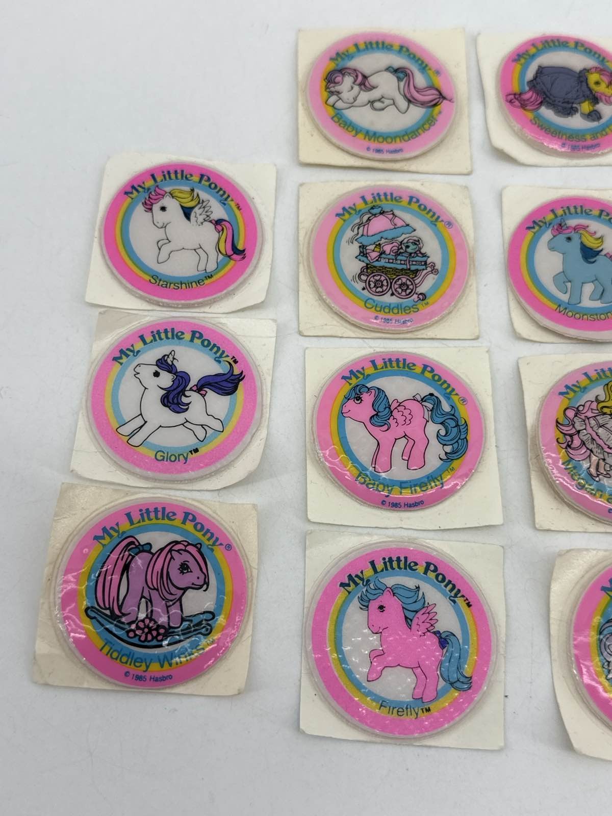 MLP 80s Hasbro Stickers Tiddley Winks Glory