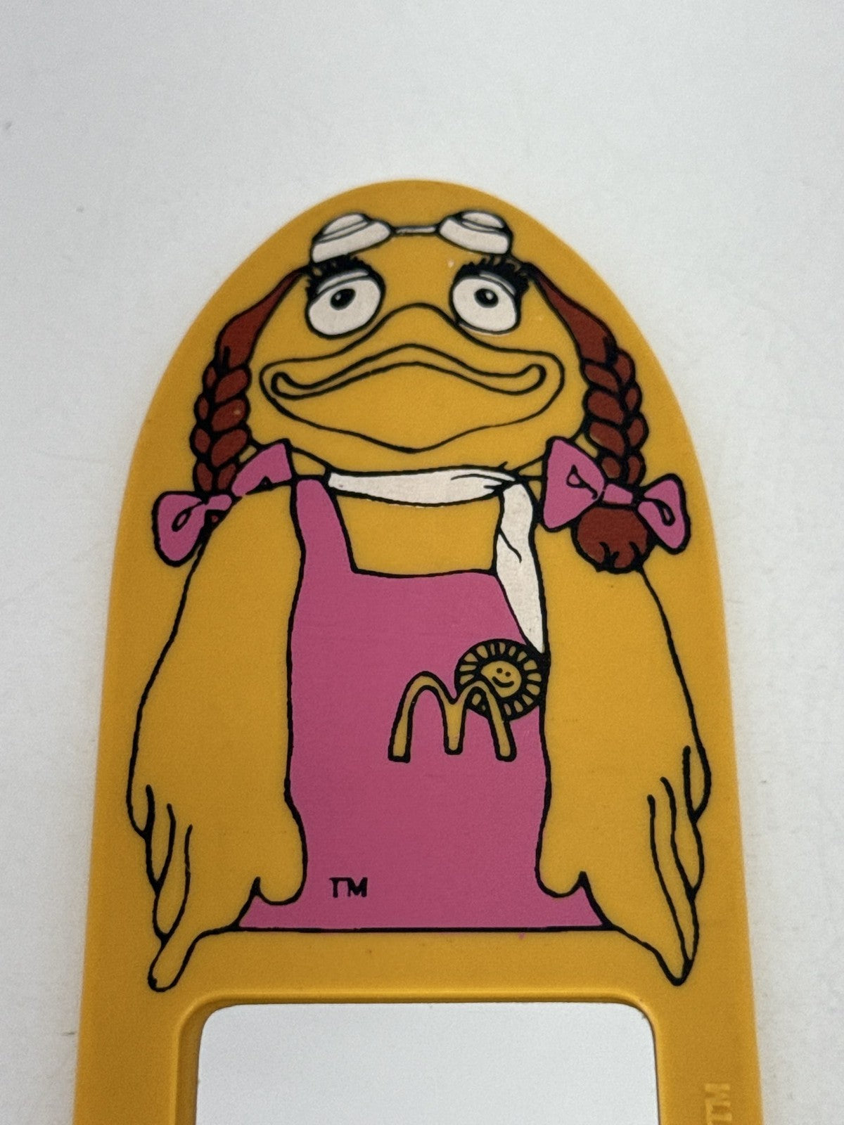 Vintage 1985 McDonalds Birdie The Early Bird Mirror Happy Meal Toy Bookmark