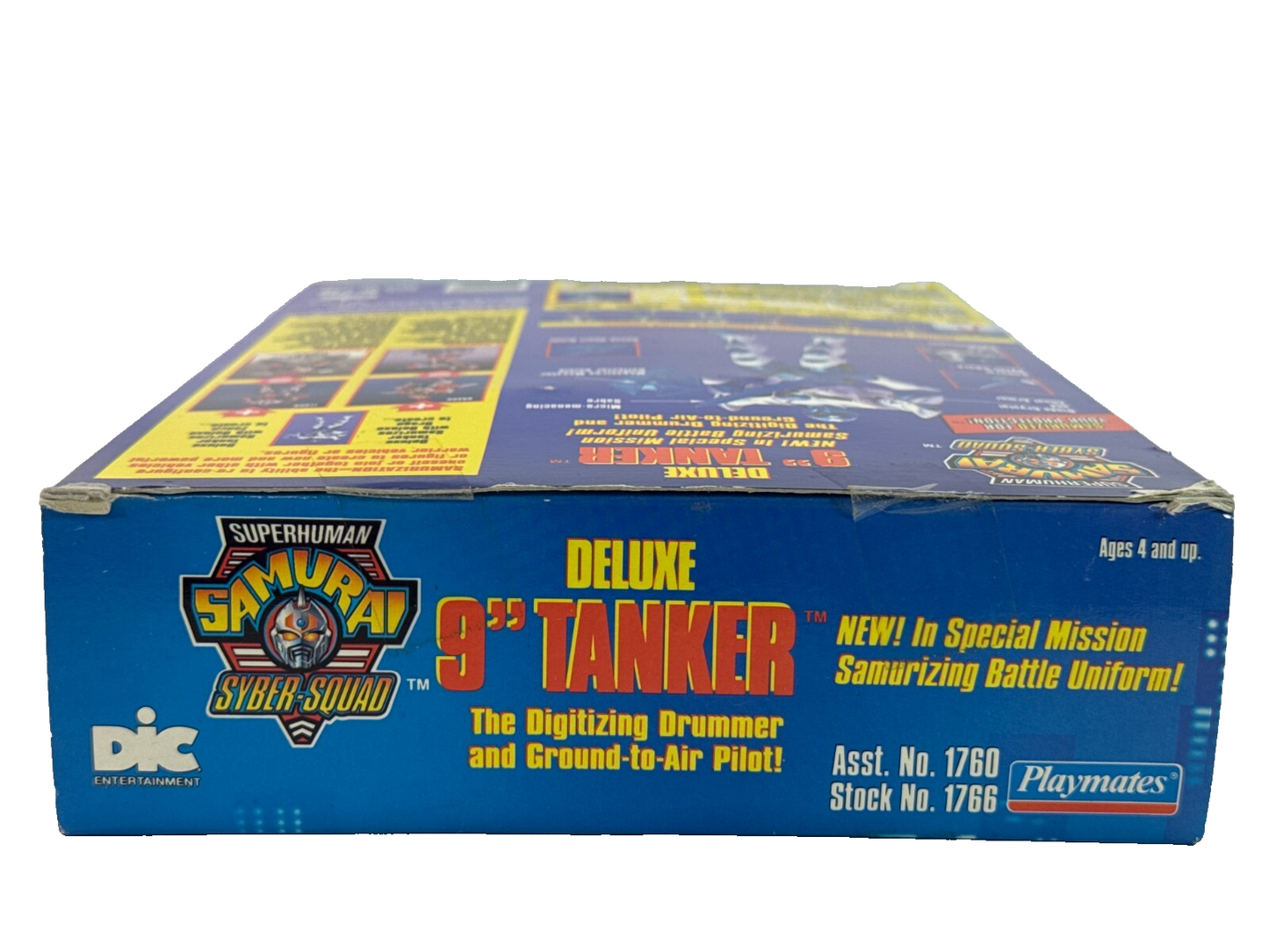 1994 Superhuman Samurai Syber-Squad Deluxe 9" Tanker Figure Playmates MIB