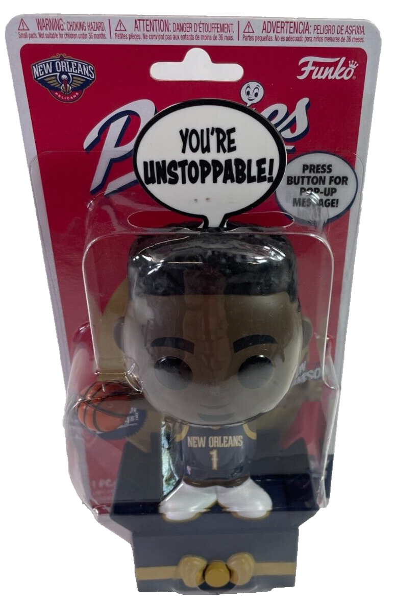 Funko Popsies Zion Williamson New Orleans Pelicans NBA Pop-Up Figure 🔥