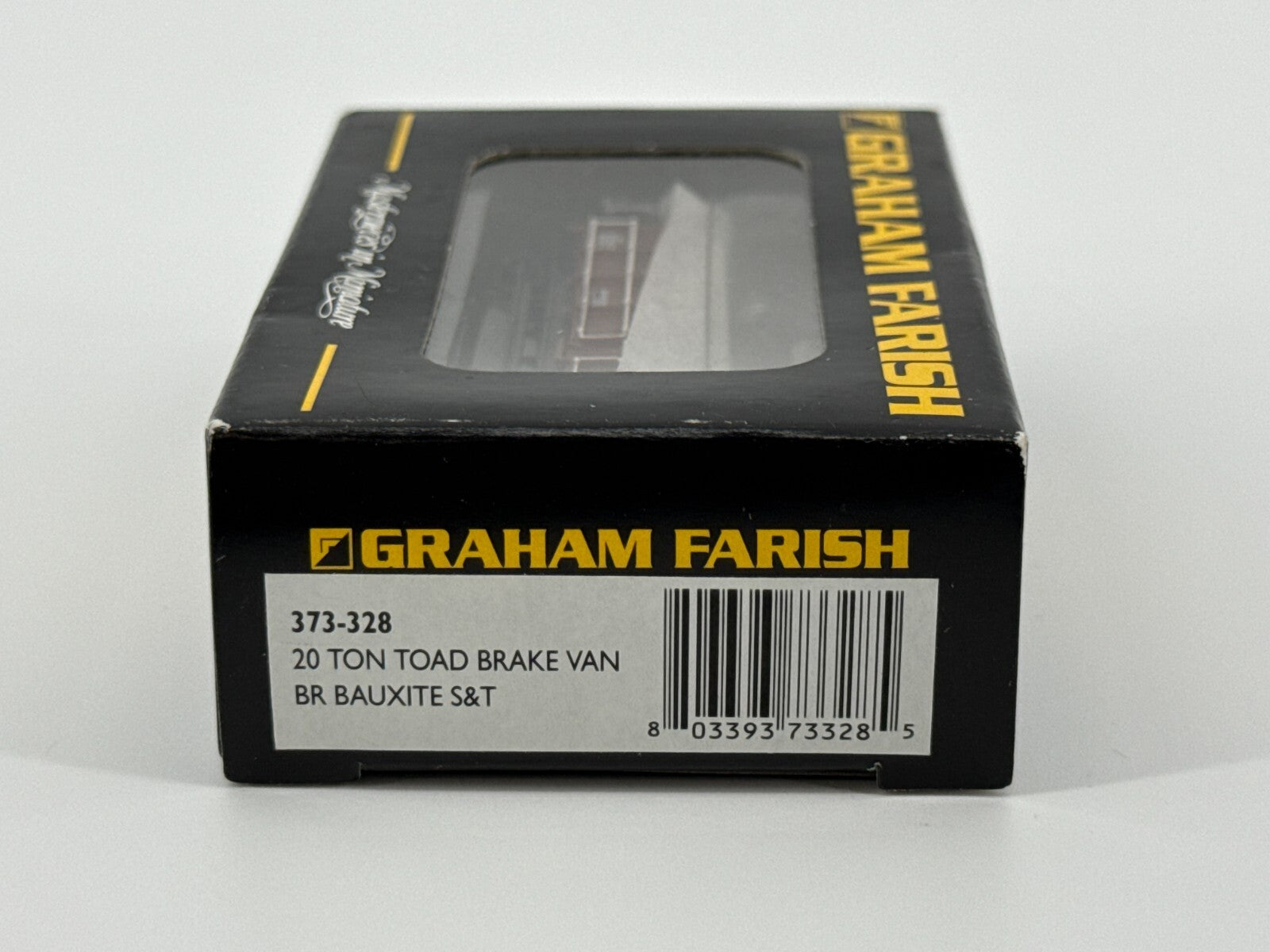Graham Farish N Scale 373-328 20 Ton Toad Brake Van BR Bauxite S&T USED w/ Box